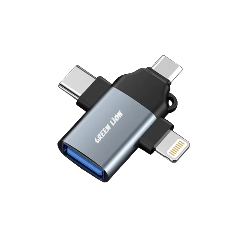 greenlion Greenlion 3 In 1 Otg Adapter